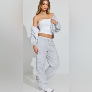 Garage Light Grey UltraFleece Cargo Sweatpants XS